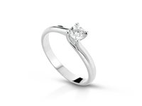 Ringe PG Gioielli Dame Solitari in Weißgold Diamante ANSOL47023